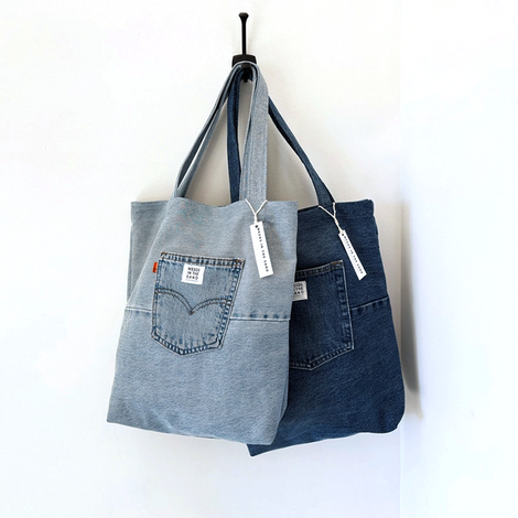 Upcycled Denim Tote Bag