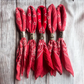 Cherry Red Hand-Dyed Bandana