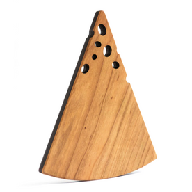 Cherry Wood Swiss Cheese Serving Board