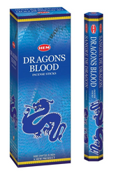 Hem Dragon's Blood Blue Incense Sticks 120 Stick Bulk Box (6 Inner Tubes of 20)