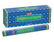 Hem Frankincense & Myrrh Incense Sticks 120 Stick Bulk Box (6 Inner Tubes of 20)