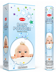 Hem Baby Powder Incense Sticks - 120 Stick Bulk Box (6 Inner Tubes of 20)