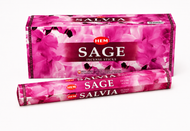 Hem Sage Incense Sticks - 120 Stick Bulk Box (6 Inner Tubes of 20)
