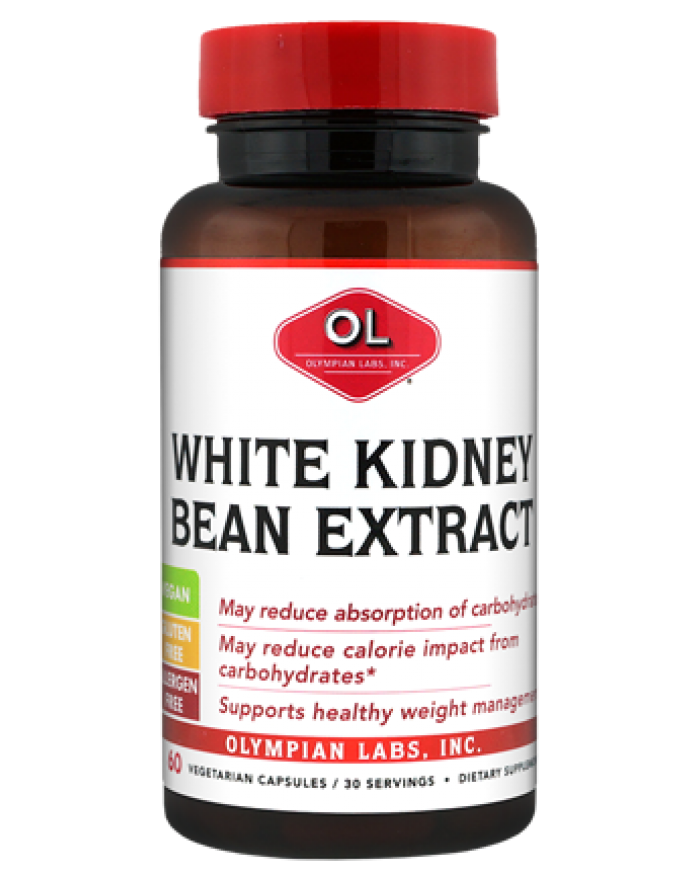 White Kidney Bean Extract 1200 Mg By Olympian Labs 60 Capsules