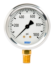 WIKA Type 213.53 Utility Pressure Gauge 0-1000 PSI 9767126