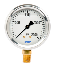 WIKA Type 213.53 Utility Pressure Gauge 0-2000 PSI 9767142
