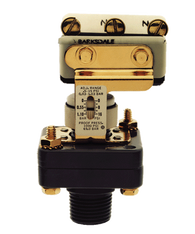 Barksdale Series E1S Dia-Seal Piston Pressure Switch, Stripped, Single Setpoint, 0.5 to 15 PSI, E1S-F15-PLS