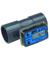 GPI Flomec 2" PVC Spigot Water Meter With Local Display, 20 to 200 GPM, TM200