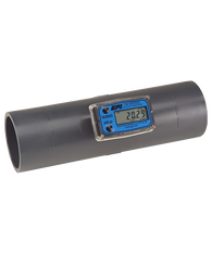 GPI Flomec 3" PVC Spigot Scaled Pulse Output Water Meter, 40-400 GPM, TM300SC