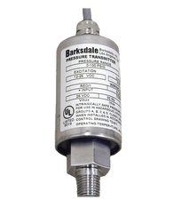 Barksdale Series 445 Intrinsically Safe Pressure Transducer, 0-29.9 in Hg Vacuum, 445H3-23-W72