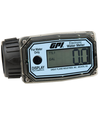 GPI Flomec 1" ISOF Nylon Digital Water Meter, 10-100 LPM, 01N12LM