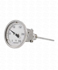 Ashcroft EI Series Bimetal Industrial Thermometer 0-250F 30EI60E-060 0/250F