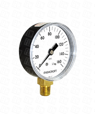 Ashcroft Type 1005 Commercial Pressure Gauge 0-160 PSI 35-W-1005-H-02L-160#