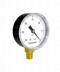 Ashcroft Type 1005 Commercial Pressure Gauge 0-30 in Hg Vacuum 35-W-1005-H-02L-30IMV