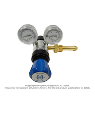 C2 Pressure Regulator, SS316L, 0-100 PSIG C2-1F1G11110002A3A3
