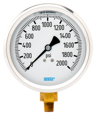 WIKA Type 213.53 Utility Pressure Gauge 0-2000 PSI 9699206