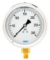 WIKA Type 213.53 Utility Pressure Gauge 0-300 PSI 9699142
