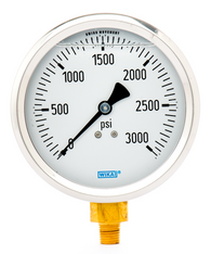 WIKA Type 213.53 Utility Pressure Gauge 0-3000 PSI 9699215