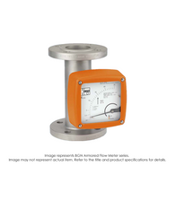 BGN Flow Meter And Counter, All Metal Armored, Q-U, 1 1/4" NPT Female, 1.76-17.6 GPM to 11-110 GPM BGN-S506060