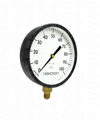 Ashcroft Type 1000 Commercial Pressure Gauge 0-100 PSI 45-W-1000-H-02L-100#