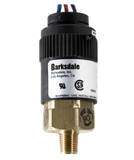Barksdale Series 96221 Compact Pressure Switch, 1 to 30 In Hg Vacuum, 96221-CC1
