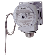 Barksdale TXR Series Explosion Proof Temperature Switch, Dual Setpoint, 25 F to 325 F, TXR-L2S-10-Q10