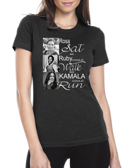 Rosa, Ruby & Kamala T-shirt in Black