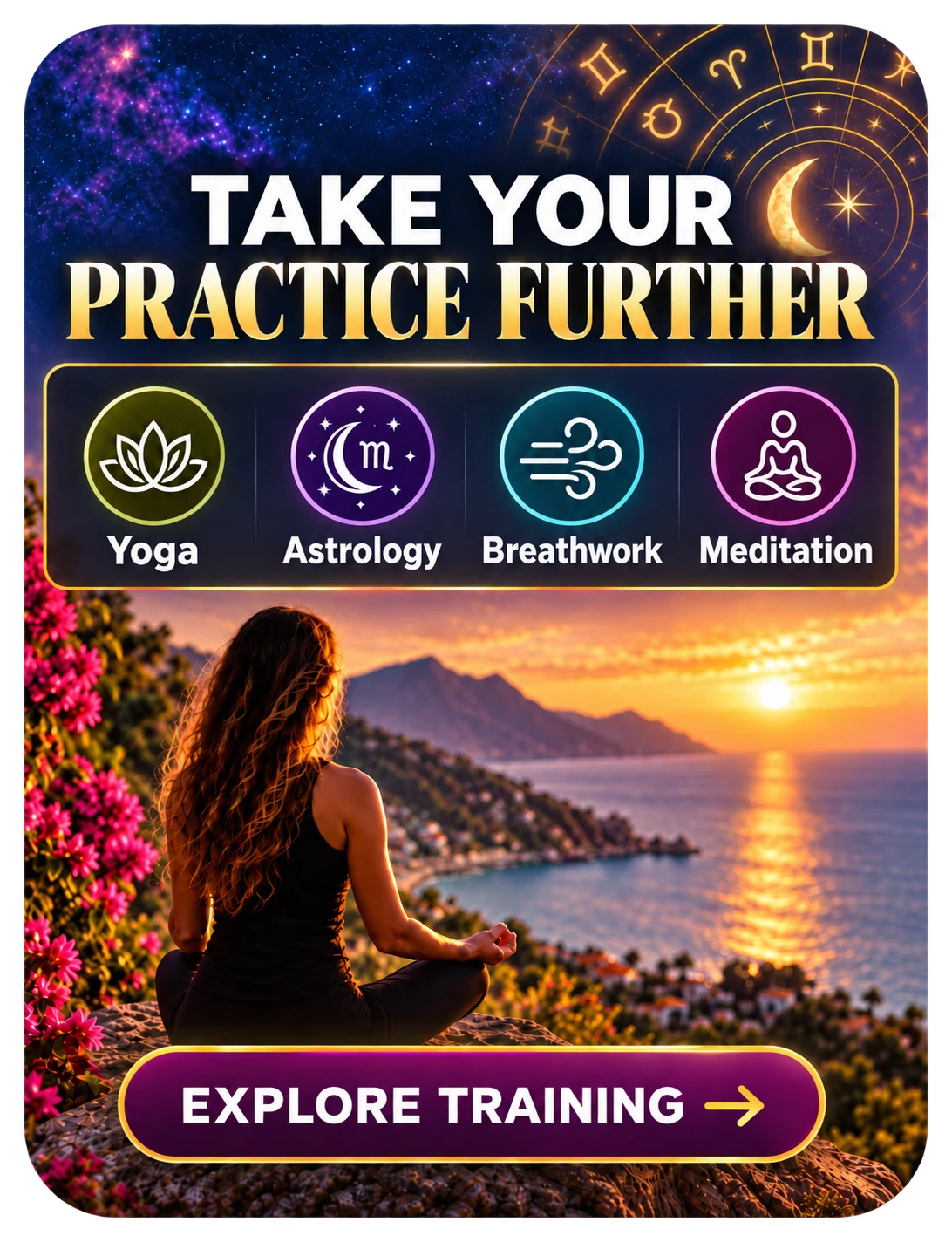 Mindful Purpose Institute certification training in yoga, meditation, astrology and breathwork