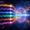 Abstract colored sound waves converging into one resonance pattern representing the full Solfeggio frequency sequence in Mind Sync 3D
