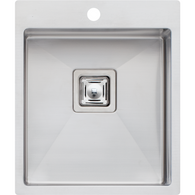 OLIVERI PROFESSIONAL 380MM SINGLE BOWL TOPMOUNT SINK - PR1131