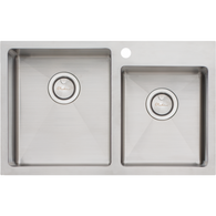 OLIVERI APOLLO 1 3/4 BOWL TOPMOUNT/UNDERMOUNT SINK - AP1415/AP1416