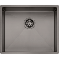 OLIVERI SPECTRA 500MM GUN METAL SINGLE BOWL SINK - SB50GM