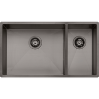 OLIVERI SPECTRA GUN METAL 1 1/2 BOWL SINK - SB35GM