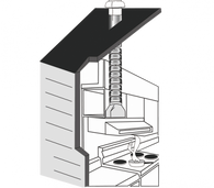 DEFLECTO 200MM ROOF DUCTING KIT - RHK200T
