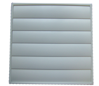 DEFLECTO PLASTIC WALL VENT - GRAVITY LOUVERED - 200mm - MV200
