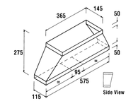 QASAIR TRANSITION PIECE FOR 2 MOTOR UNITS - 2 OUTLETS INTO 1 - TMT