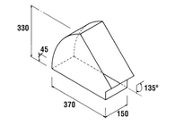 QASAIR VERTICAL 45 DEGREE BEND - VB-2/45