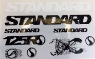 Standard 125R Series Frame Stickers 