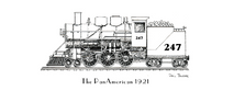 PP Train - Pan American 1921 Engine Only Black & White