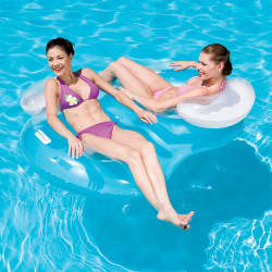 Inflatable Double ring Swimming pool tube 43009