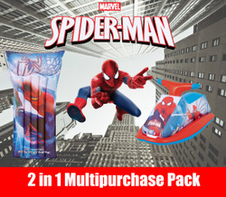 The Spider-man Swimming Pool Kids Inflatable Multi Purchase Pack with Jet Ski and Lilo