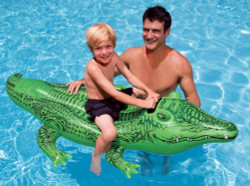 Intex Inflatable Small Gator Ride-on Swimming Pool Toy 