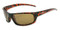 Hammerhead sunglasses 3812 with shiny dark tortoise frame and brown 1.0mm TAC polarized lenses
