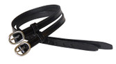 Stitched Patent Leather Spur Straps