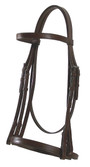 Fine Stitched Classic Weymouth Bridle -Complete with Reins