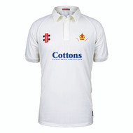  Harborne Cricket Senior Team - Adult Sizes Matrix V2 Short Sleeve Cream Jersey