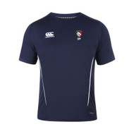 Leicester Tigers Adult Navy Team Dry T-shirt 