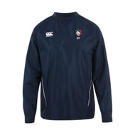 Leicester Tigers Adult Navy Team Contact Top 