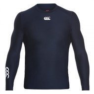 Spartans RFC Adult Black Thermoreg Long Sleeve Top