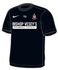 Bishop Vesey's Junior Black Graphic Tee